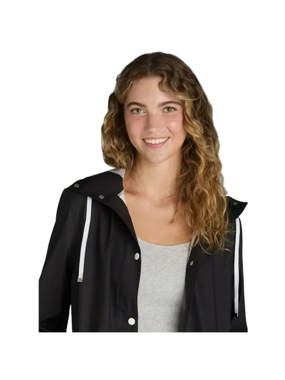 BIG CHILL WATER RESISTANT RAIN COAT WOMEN'S XL BLACK OR OLIVE GREEN SOFT & COMFY